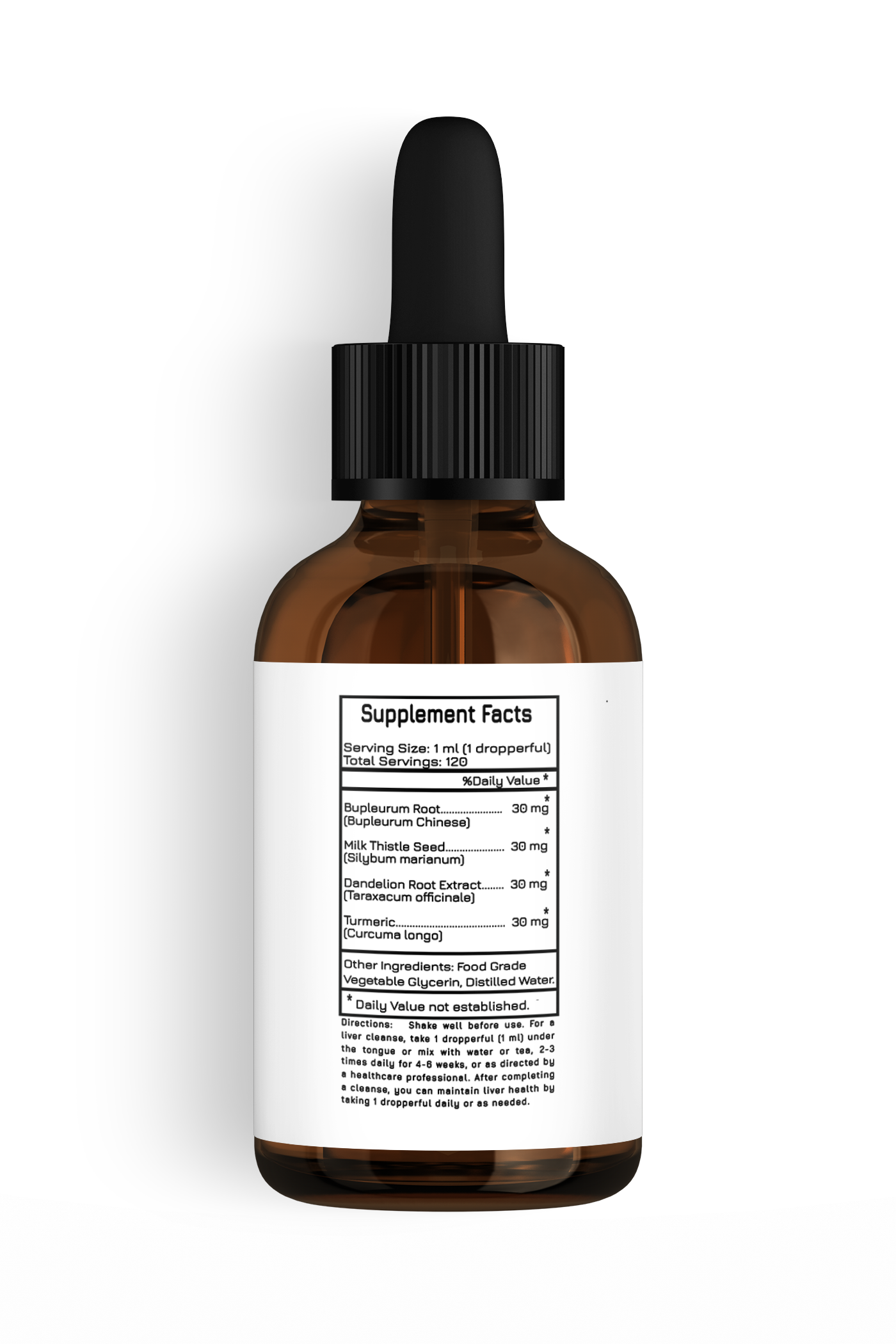 Liver Cleanse Pro™ Herbal Tincture for Natural Detoxification and Liver Support - Made with Milk Thistle, Dandelion Root, Turmeric, and Bupleurum Root Extracts